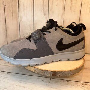 Nike SB Trainerendor L Mens Shoes Sneakers Suede Wolf Grey Black Size 10.5